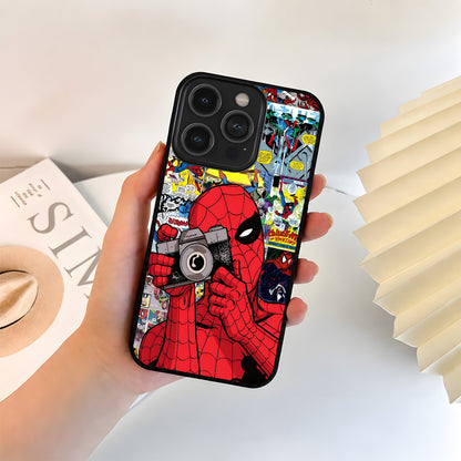 Spider Comic Chaos Glass Case