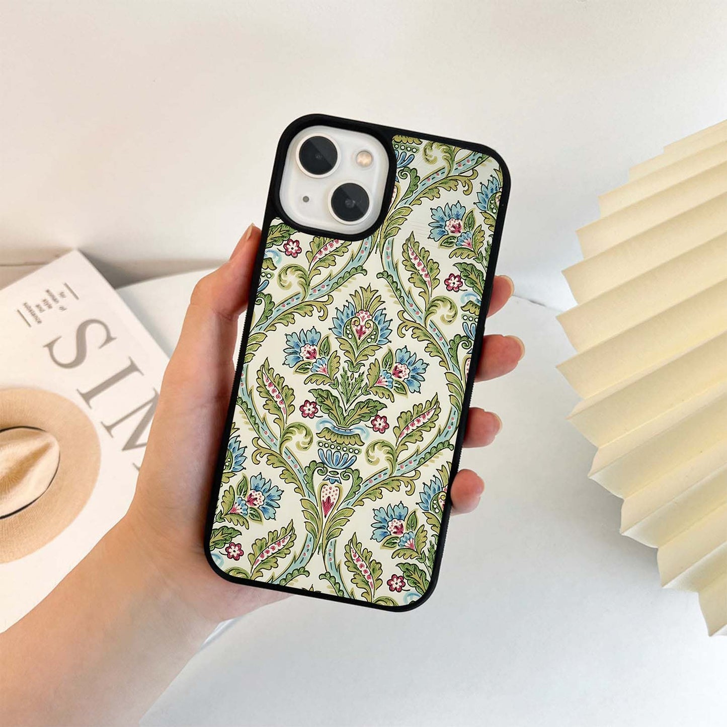 Garden Scroll Delight Glass Case