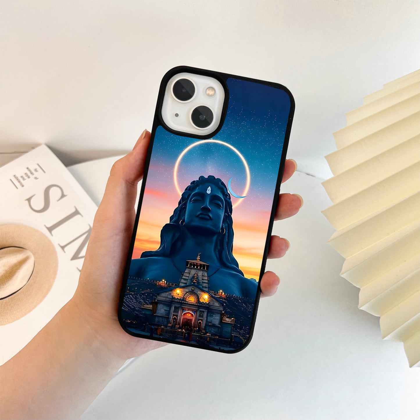 Celestial Shiva Dawn Glass Case