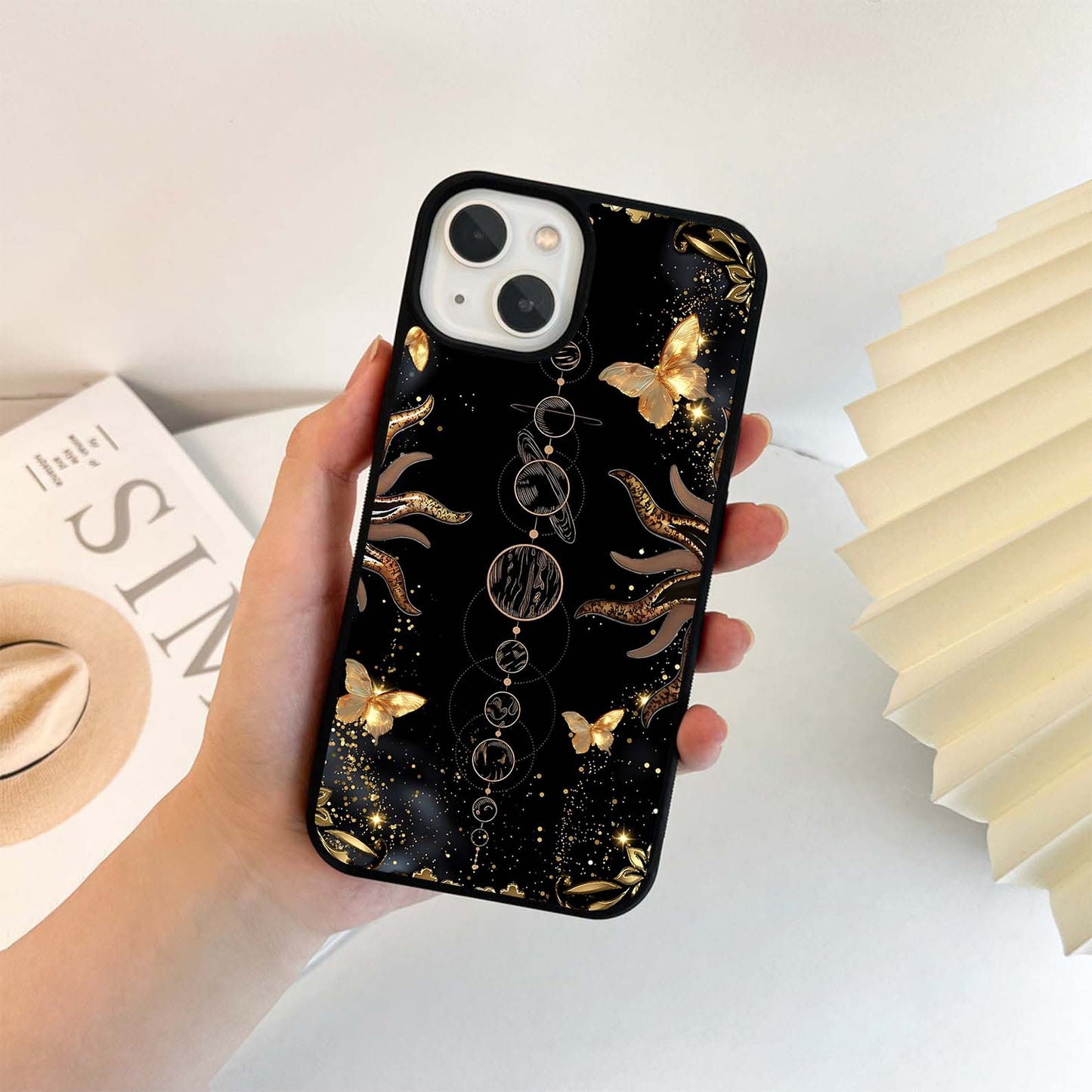 Celestial Gold Harmony Glass Case