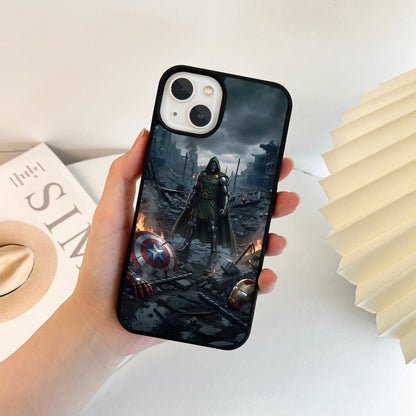 Doctor Doom Fallen Avengers Glass Case