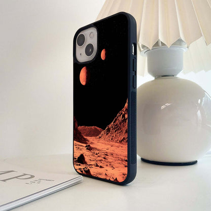 Crimson Dune Horizons Glass Case