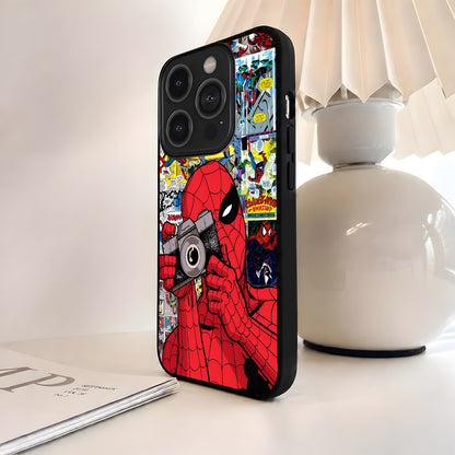 Spider Comic Chaos Glass Case
