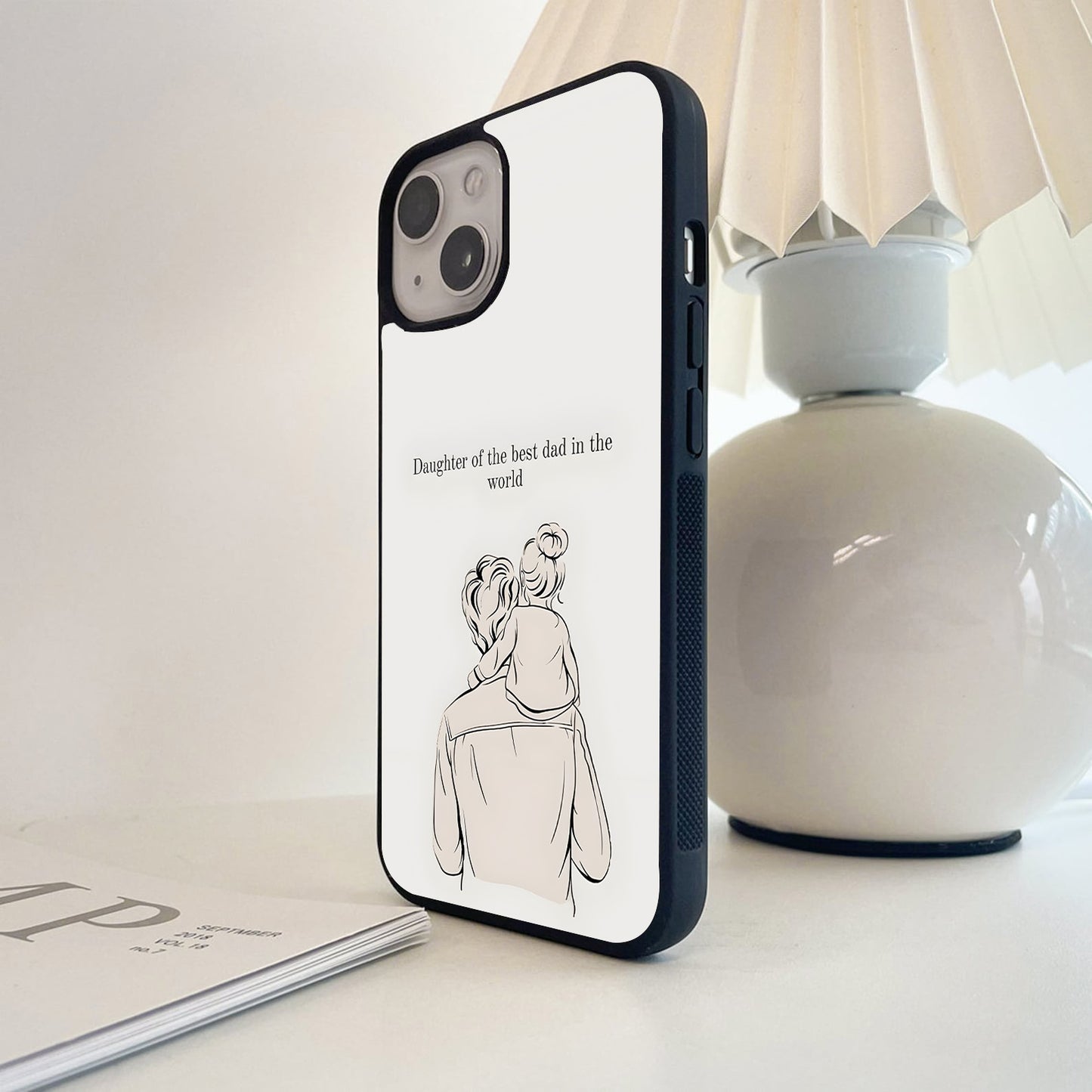 Daddy's Little Princess Glass Case