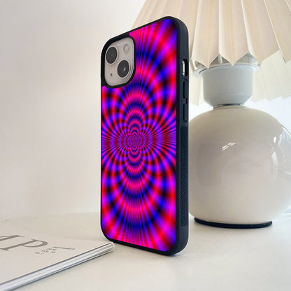 Electric Pink Portal Glass Case