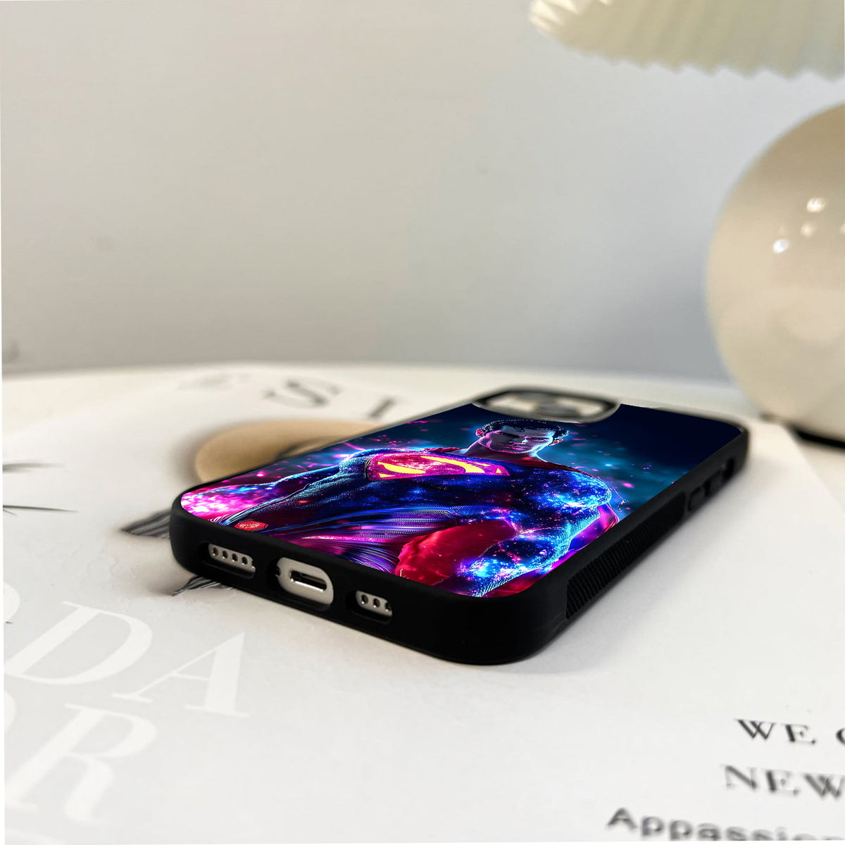 Superman Cosmic Neon Glass Case