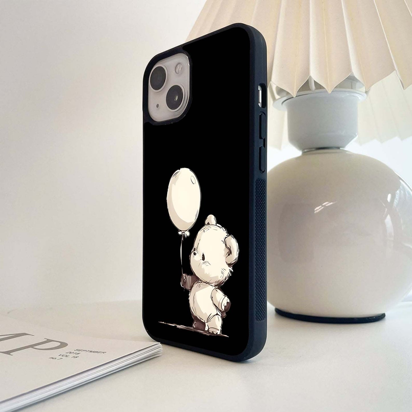 Balloon Bear Dreams Glass Case