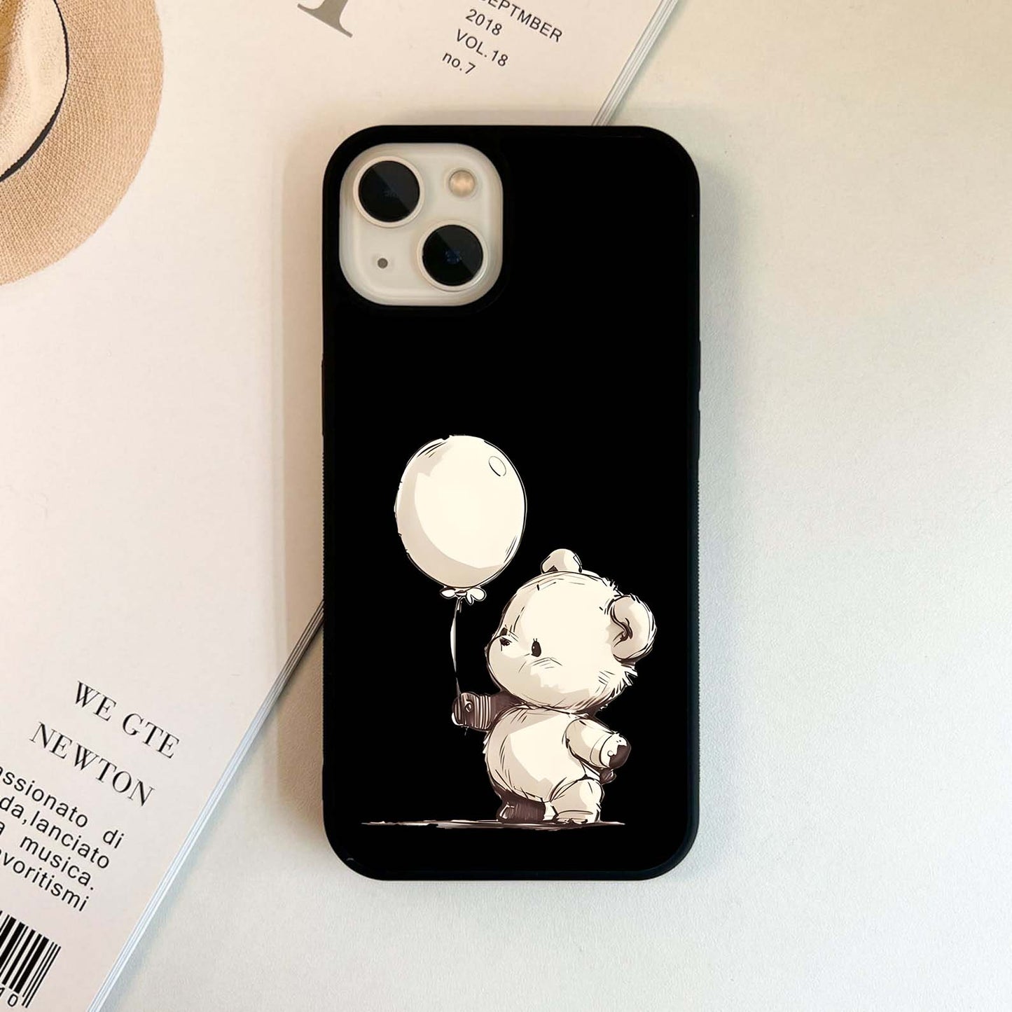 Balloon Bear Dreams Glass Case