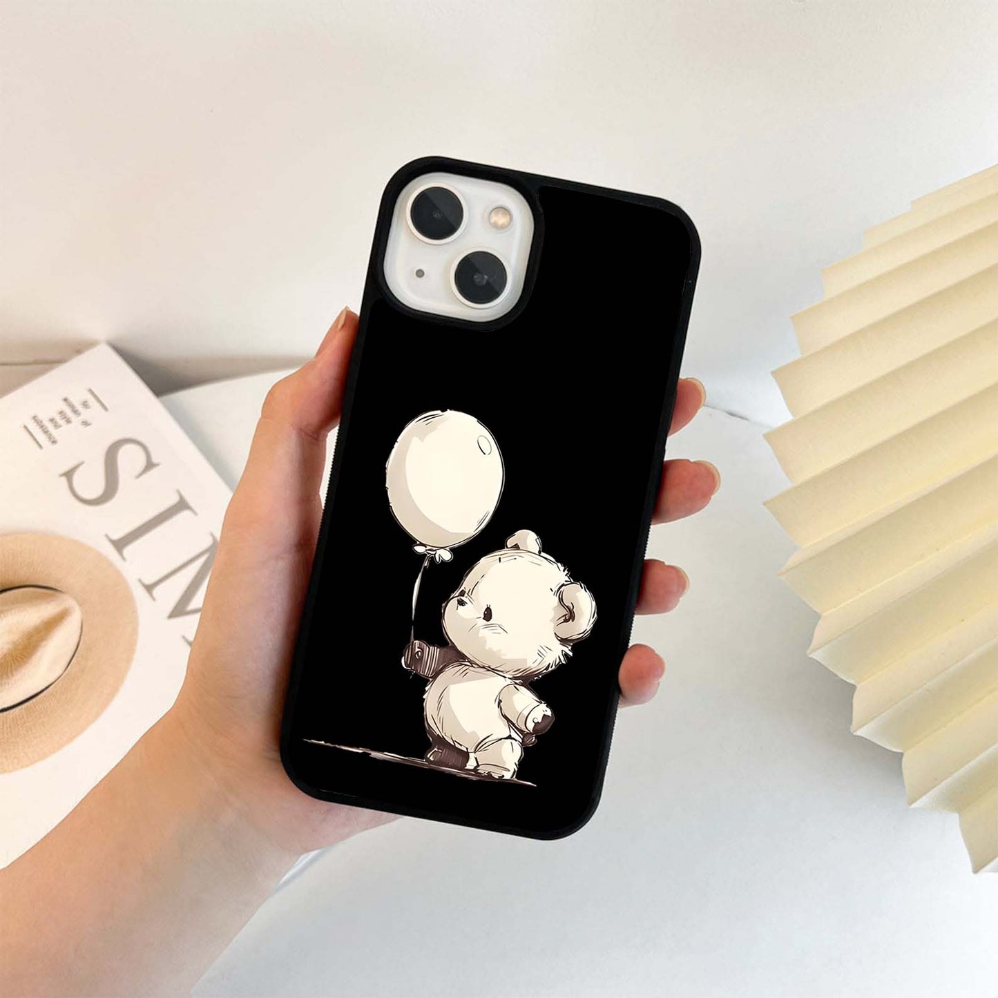 Balloon Bear Dreams Glass Case