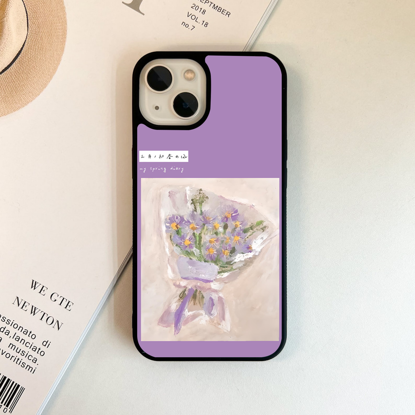 Diary of Spring  Glass Case