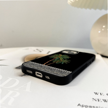 Palm Island Charm Glass Case