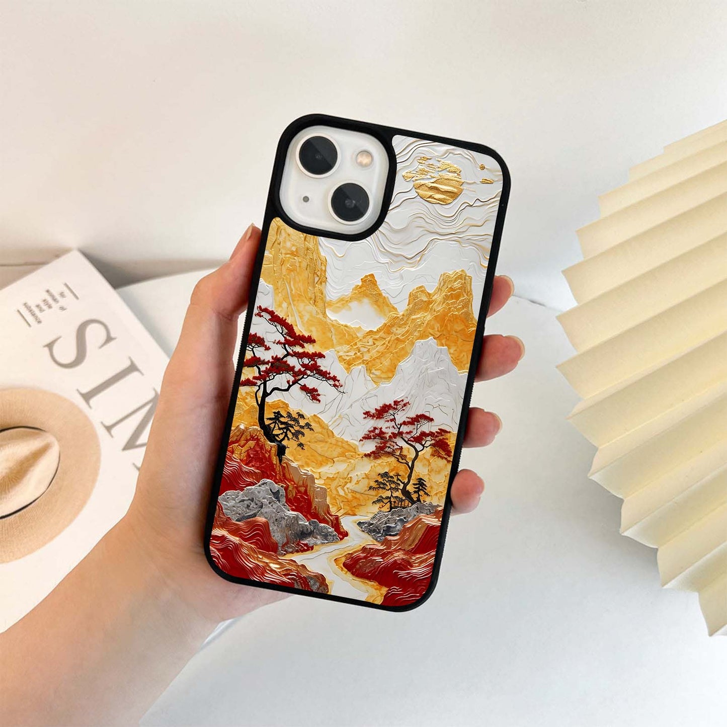 Gilded Valley Path Glass Case