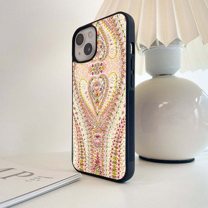 Heartfelt Floral Harmony Glass Case