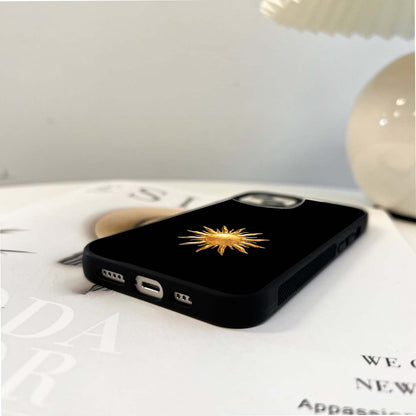 Golden Sun Minimalism Glass Case