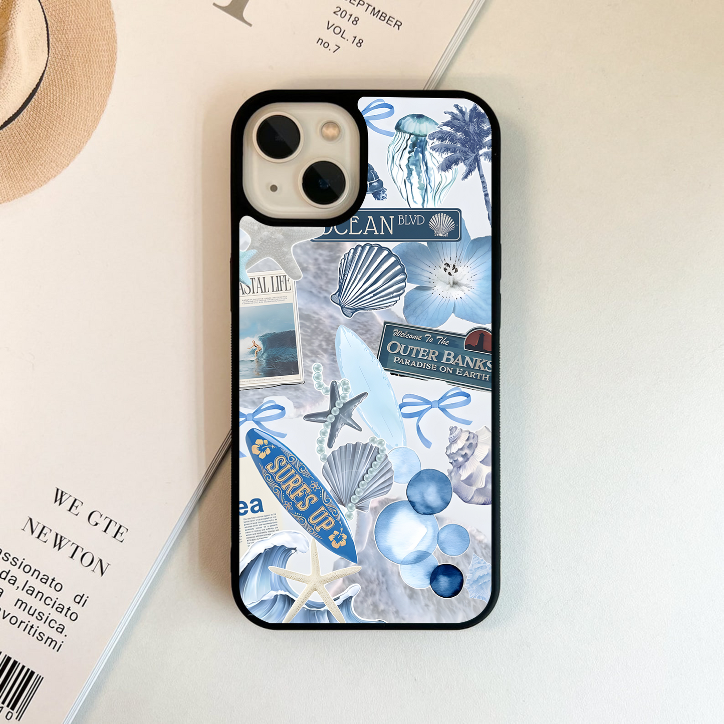 Ocean Dream Vibes Glass Case