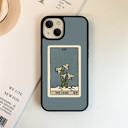 Lilies Tarot Peace Glass Case