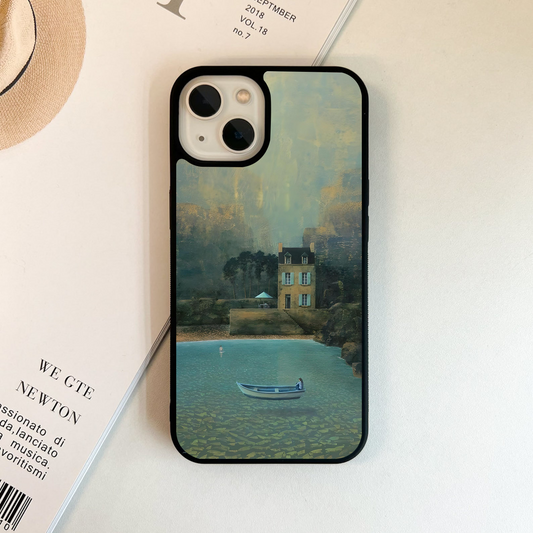 House Beside Drift Glass Case