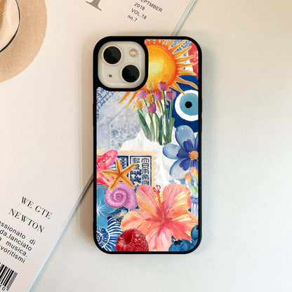 Golden Tropic Sun Glass Case