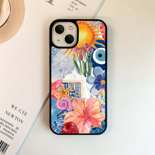 Golden Tropic Sun Glass Case