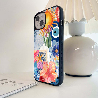 Golden Tropic Sun Glass Case