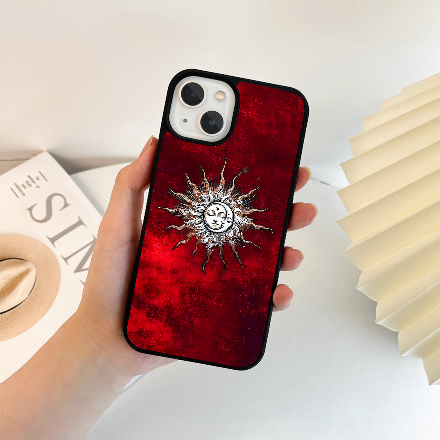 Cosmic Twin Eclipse Glass Case