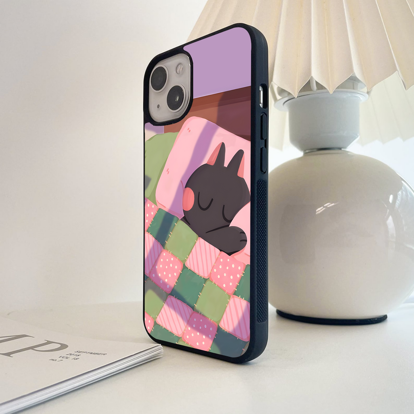 Snuggle Me Softly Glass Case