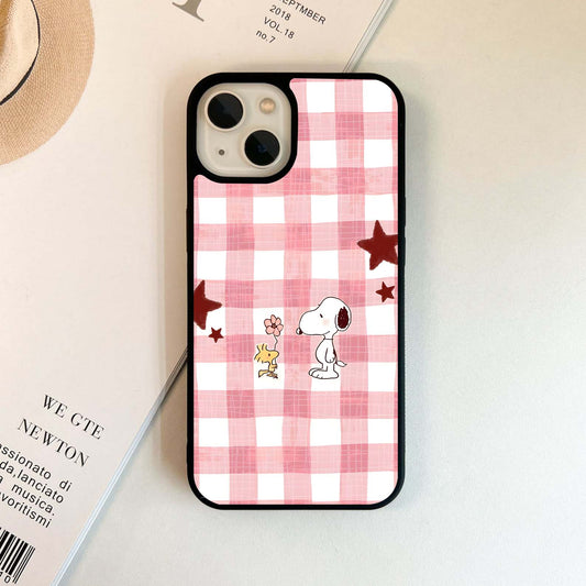 Plaid Star Friendship Glass Case