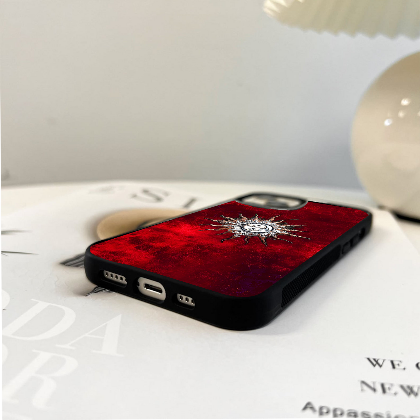 Cosmic Twin Eclipse Glass Case