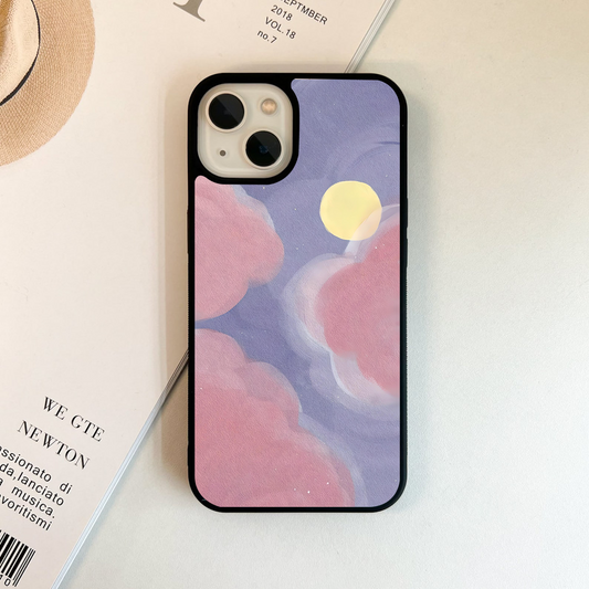 Dreamy Cloud Moonlight Glass Case