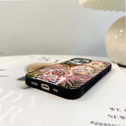 Heritage Collage Bloom Glass Case