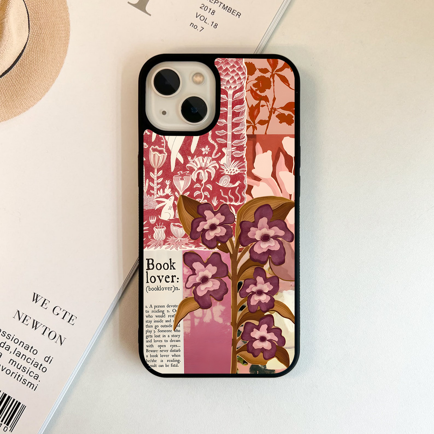 Dream Read Bloom Glass Case