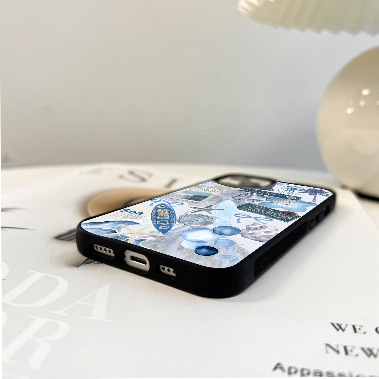 Ocean Dream Vibes Glass Case