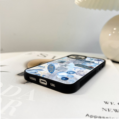 Ocean Dream Vibes Glass Case