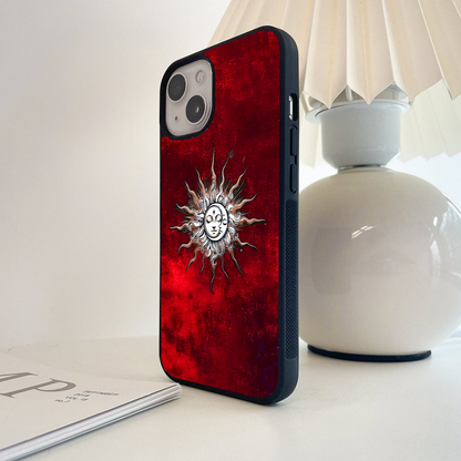 Cosmic Twin Eclipse Glass Case