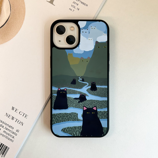 Meowtain Sky Parade Glass Case