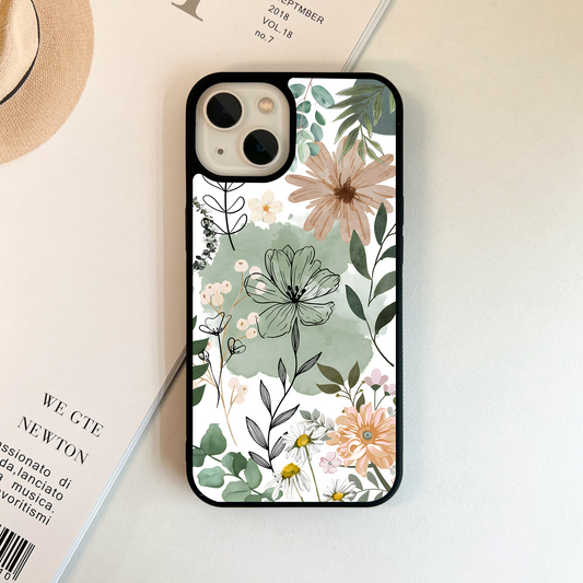 Pastel Garden Whispers Glass Case