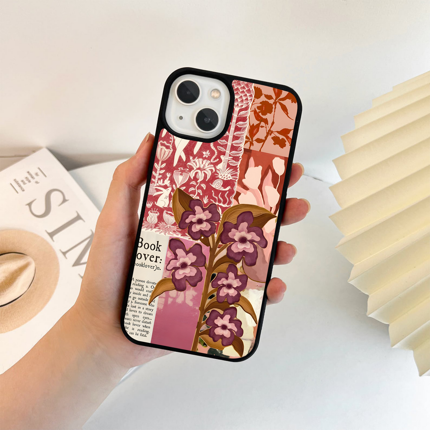 Dream Read Bloom Glass Case