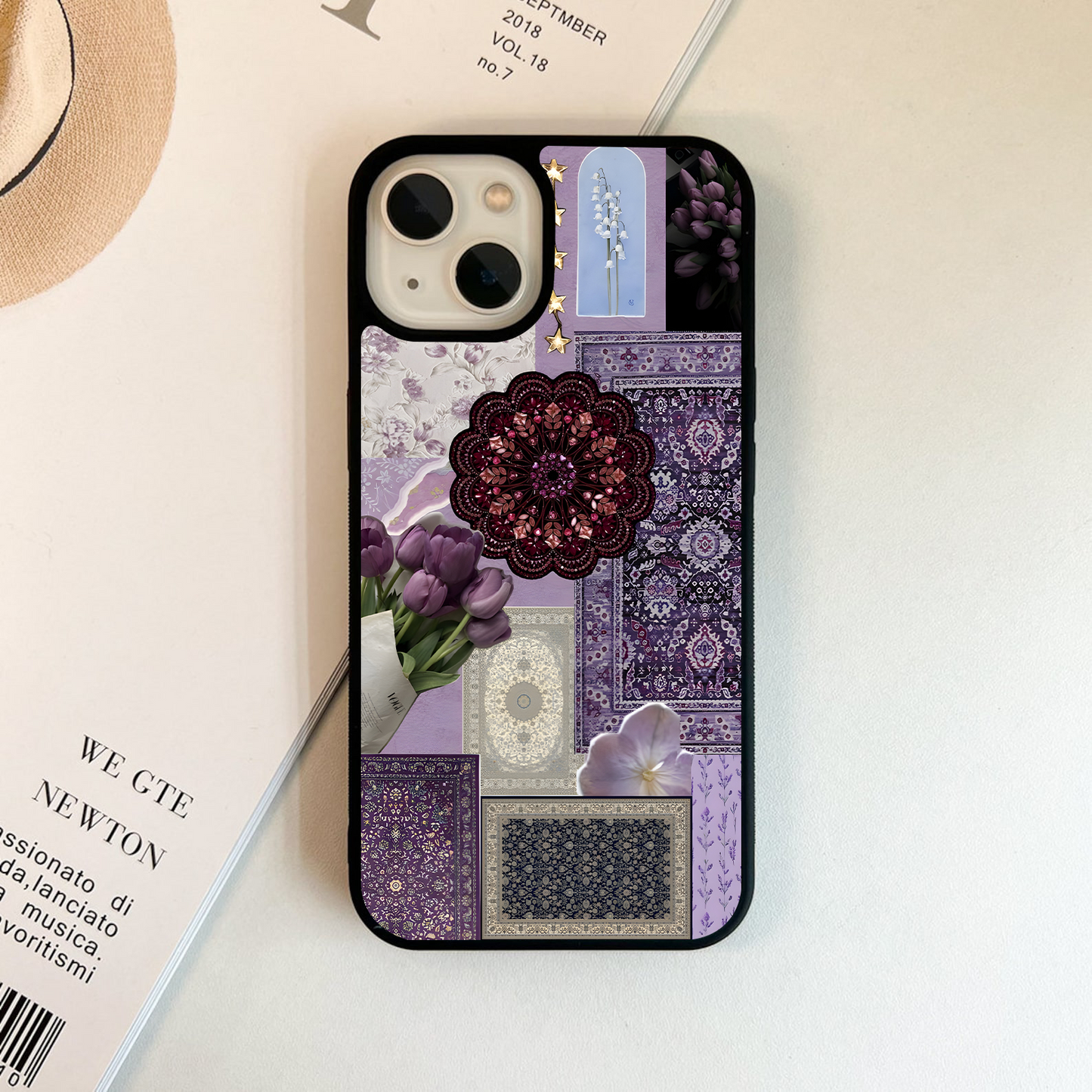 Lavender Royal Aura Glass Case