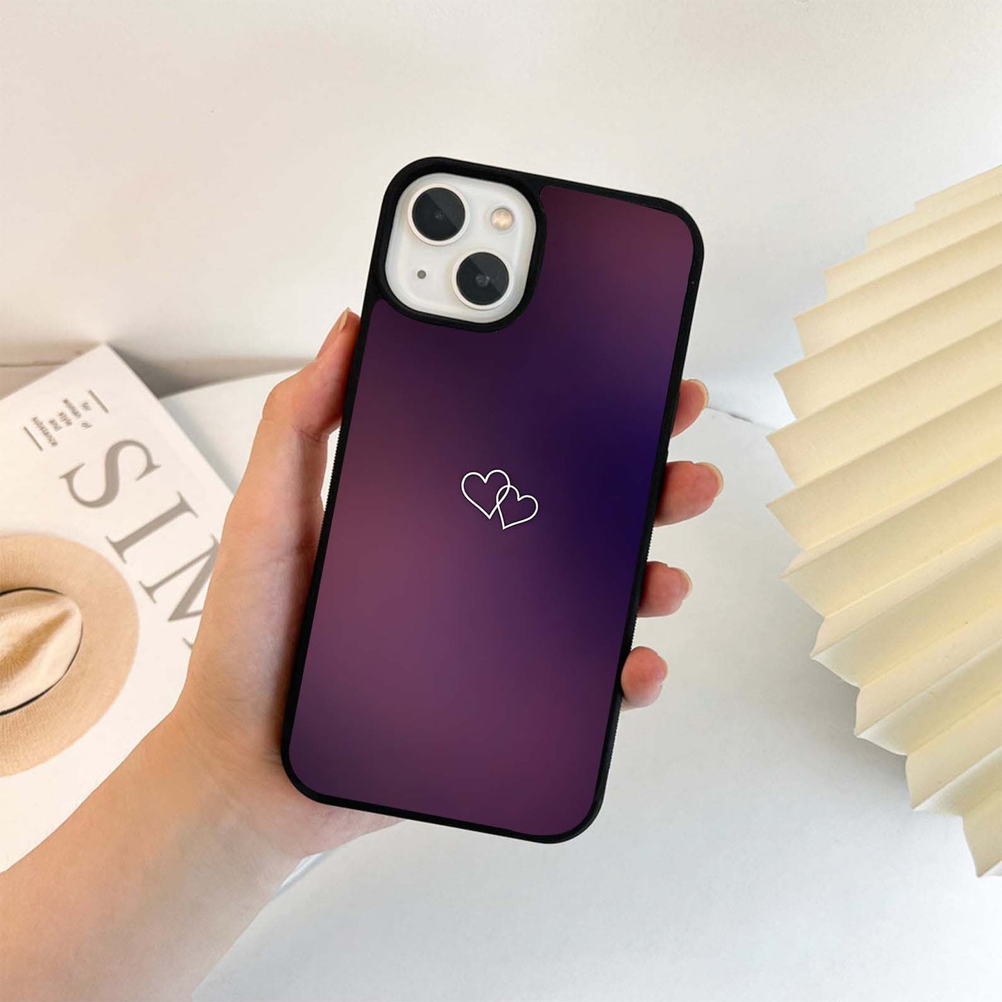 Infinite Heart Glow Glass Case