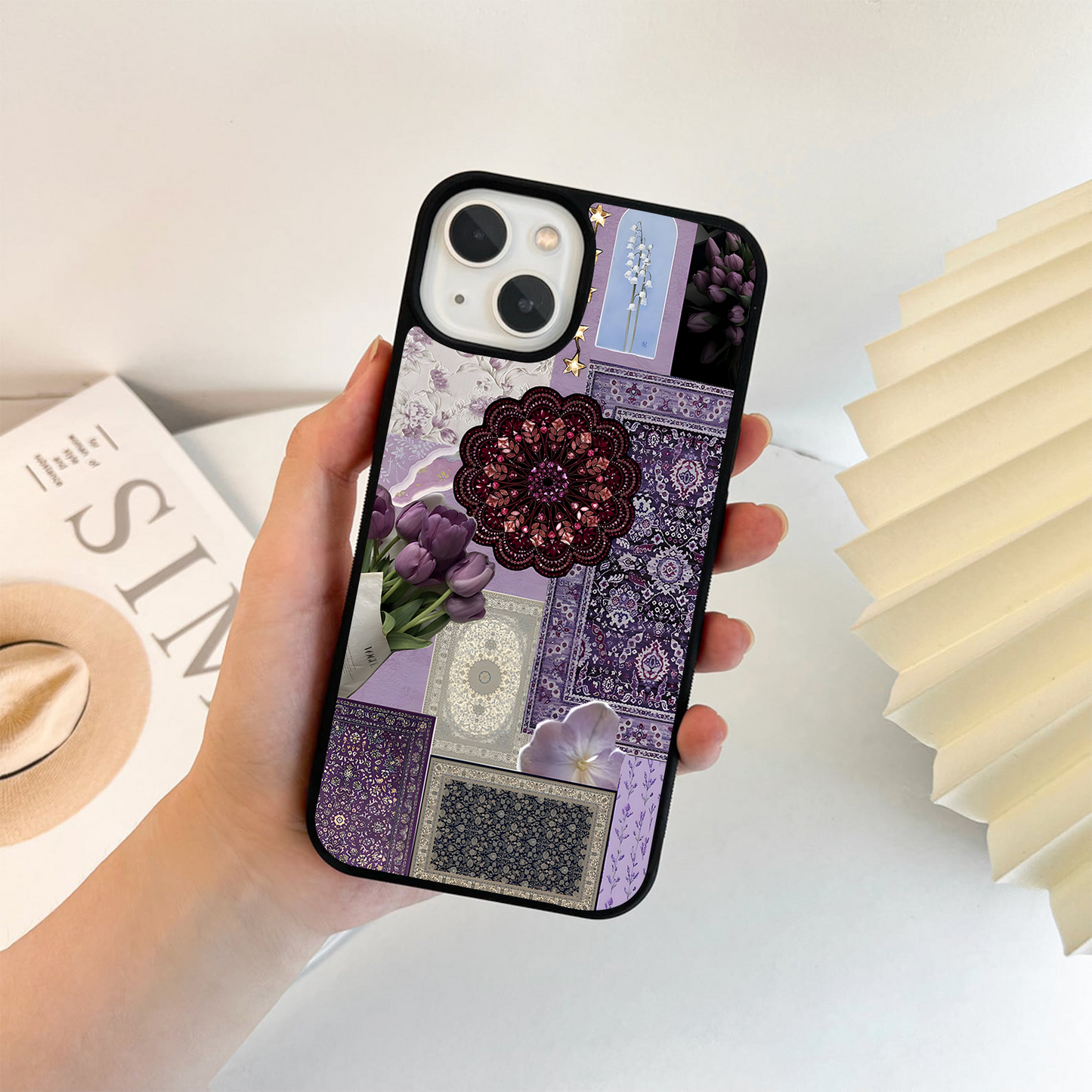 Lavender Royal Aura Glass Case