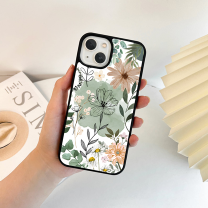 Pastel Garden Whispers Glass Case