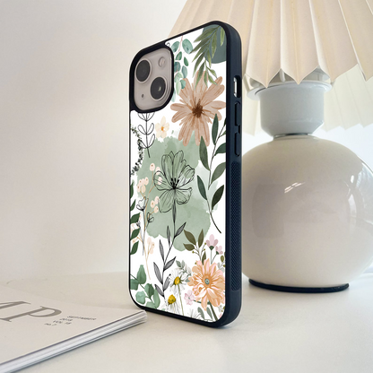 Pastel Garden Whispers Glass Case