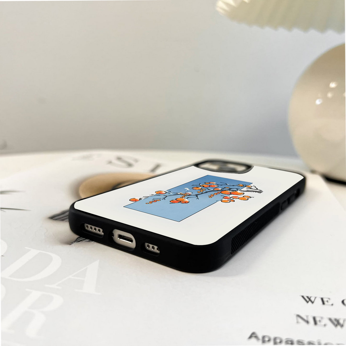 Snowy Orchard Bliss Glass Case