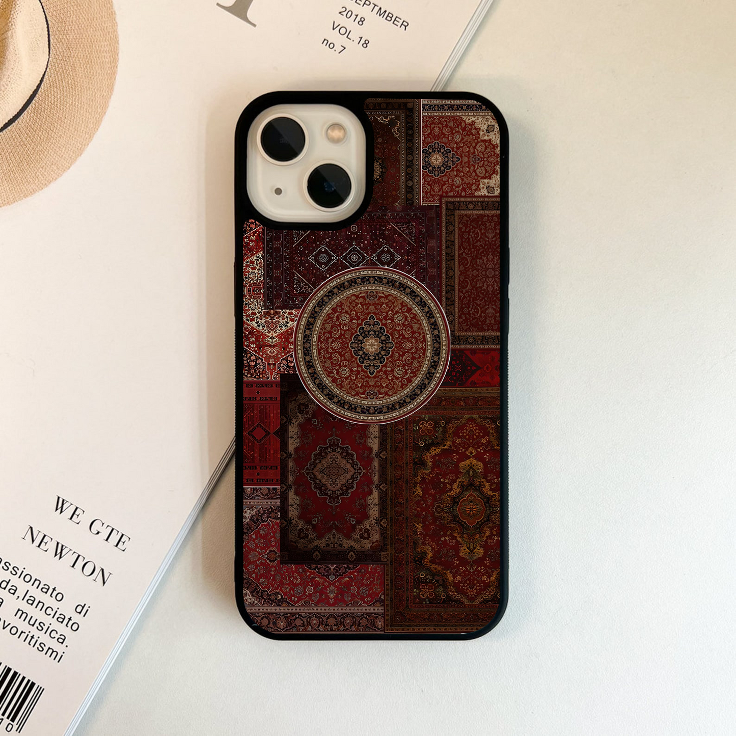 Persian Heritage Collage Glass Case