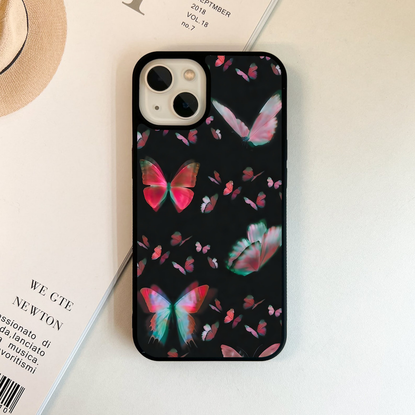 Flutter Glow Night Glass Case