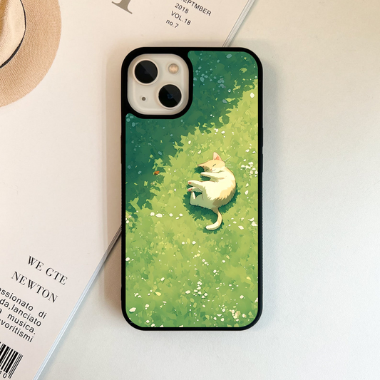 Sun-Kissed Lawn Nap Glass Case