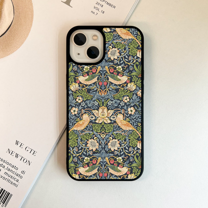 Enchanted Garden Birds Glass Case