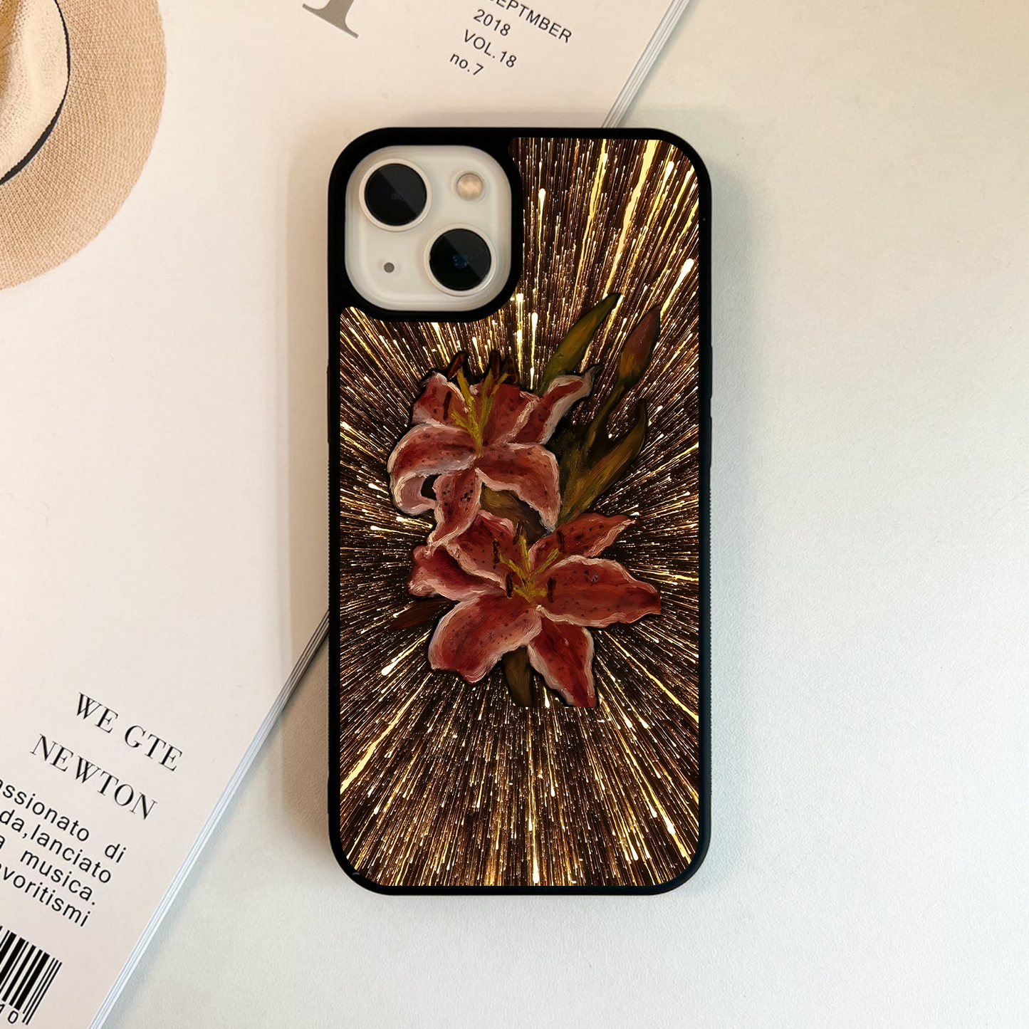 Eternal Flame Bloom Glass Case