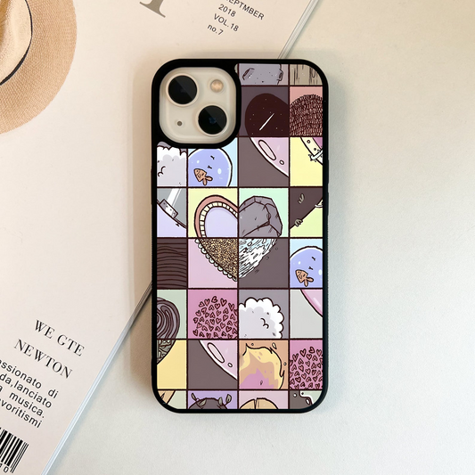 Pixel Planet Puzzle Glass Case