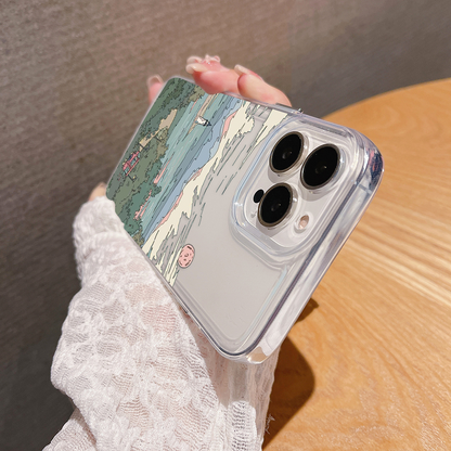 Aesthetic Landscape View Clear Silicon Cover